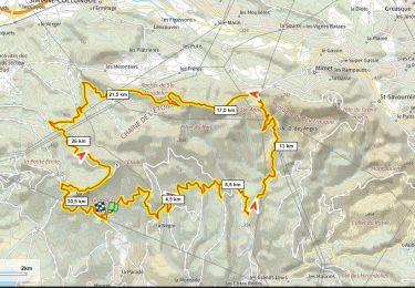 Trail Mountain bike Marseille - ND des Anges, pilon du Roi, L'Etoile D+990m - Photo