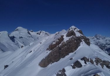 Randonnée Ski de randonnée Saint-Jean-Saint-Nicolas - Soleil boeuf et petite remontée à Prouveyrat - Photo