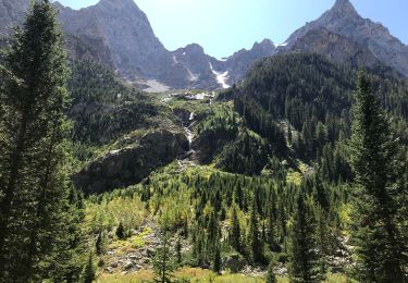 Trail Walking  - Cascade Creek - Jenny Lake Grand Tetond - Photo