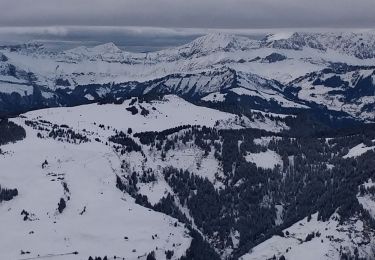 Tour Skiwanderen Beaufort - les Prés - sous la Croix des Naseaux retour  - Photo