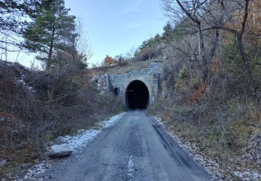 Trail Walking Le Lauzet-Ubaye - Circuit des tunnels.Lauzet Ubaye. 07/12/22 - Photo