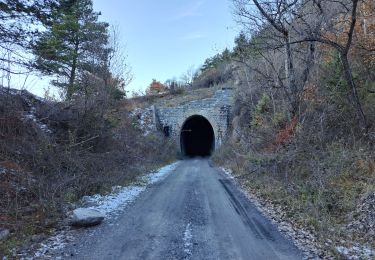 Randonnée Marche Le Lauzet-Ubaye - Circuit des tunnels.Lauzet Ubaye. 07/12/22 - Photo