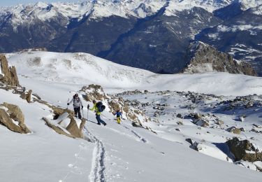 Trail Touring skiing Réotier - crête des Prénetz - Photo