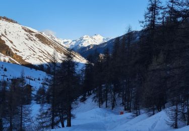 Randonnée Raquettes à neige Vars - Fontbonne - les Claux A/R - Photo