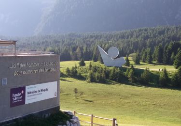 Excursión Senderismo Fillière - GLIERES: TRAVERSEE PAS DU ROC - MONUMENT DES GLIERES - Photo