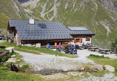 Tocht Stappen La Plagne-Tarentaise - Beaufortain: Autour de La Pierra Menta: J1  Chapelle St Guérin - Ref de La Balme - Photo