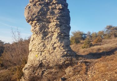 Tocht Stappen La Roque-Sainte-Marguerite - corniche du Rajol - Photo