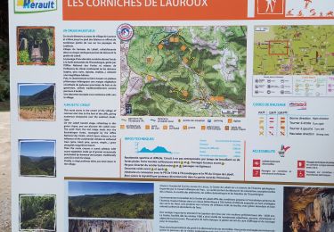 Randonnée Marche Lauroux - les corniches de Lauroux - Photo