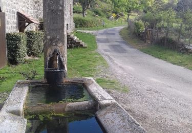 Tour Wandern Pourchères - 2023-04-22_21h09m17_Boucle_Pourcheres___Rocher_d_Ajoux___Serre_de_Pied_de_Buf - Photo