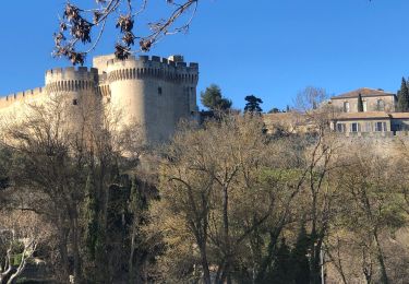 Tour Wandern Villeneuve-lès-Avignon - R.S. La plaine de l’Abbaye à VLA - Photo