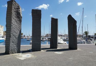 Tocht Mountainbike Narbonne - NARBONNE-Plage  ... jusque Gruissan.  - Photo