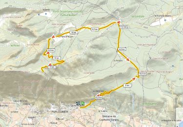 Trail Mountain bike Puyloubier - Oratoire de Malivert 776m depuis Puyloubier par la Pallière et le Puits d'Ozon - Photo