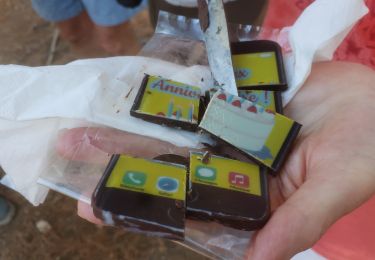 Randonnée Marche Puget-sur-Argens - Bernadette et son portable - Photo