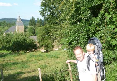 Tocht Te voet Lierneux - GrWandArdRiv26: Bra de groene driehoek tussen Lienne en Chavanne - Photo