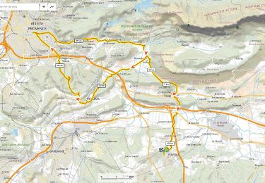 Trail Road bike Fuveau - Meyreuil Aix Beaureceuil Chateauneuf D+730m - Photo