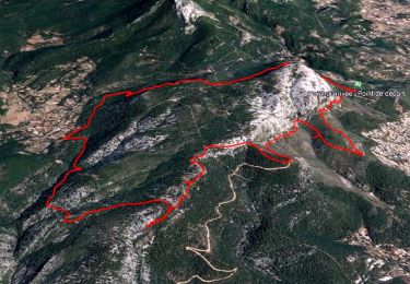 Tour Wandern Toulon - SityTrail - 4 Chemins des Routes - Le Croupatier - Le Broussan - Col du Corps de Garde - Photo