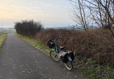 Tocht Wegfiets Saulny - Semécourt  - Photo