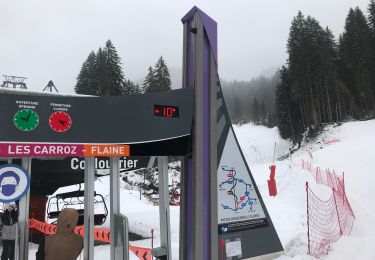 Excursión Esquí alpino Samoëns - Samoens ski solo sous la pluie - Photo