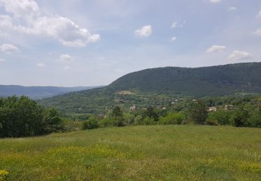 Tocht Noords wandelen Saint-Étienne-de-Gourgas - Aubaïgues - Mas Caisso - Roc de l'Eglise - Photo