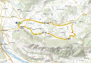 Randonnée Vélo de route Robion - Robion Bonnieux 600m+ par voie verte  Cavalon retour par Oppede - Photo