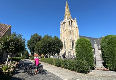 Trail Road bike Koksijde - Beauvoorde aller-retour - Photo