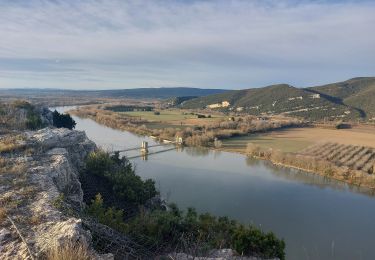 Trail Walking Donzère - Donzère -falaises-Navon-ruines 15km - Photo