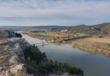 Tour Wandern Donzère - Donzère -falaises-Navon-ruines 15km - Photo