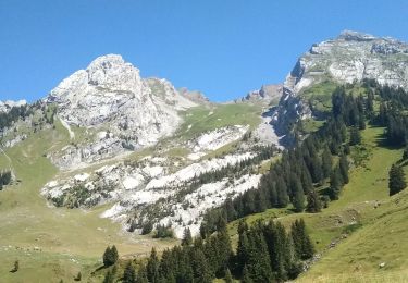 Tocht Stappen La Clusaz - trou de la mouche - Photo