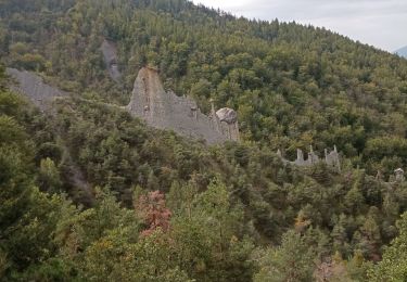 Tour Mountainbike Savines-le-Lac - les demoiselles coiffees - Photo