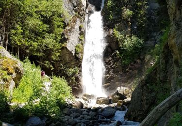 Tour Wandern Chamonix-Mont-Blanc - la cascade du Dard à gare de Chamonix  - Photo