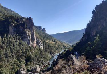 Trail Canoe - kayak Gorges du Tarn Causses - GR60 jour 8 Les Vignes - Photo