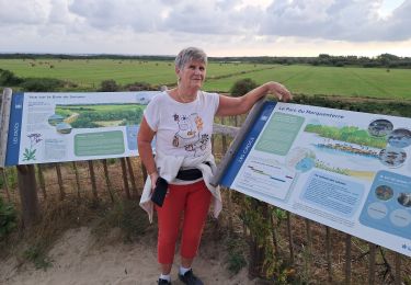 Trail Walking Saint-Quentin-en-Tourmont - MARQUENTERRE: reconnaissance / départ du tour (16 Km) via la plage... - Photo
