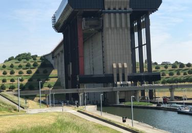 Randonnée Marche Le Rœulx - Thieu Strepy nouveau et ancien canal 15km - Photo