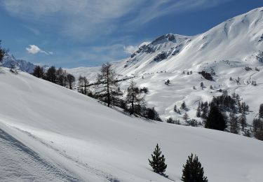 Randonnée Raquettes à neige Vars - vars col de 3kms 186m - Photo