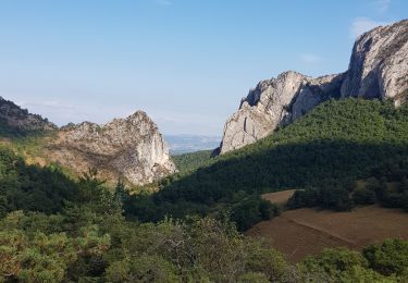 Tocht Stappen Rochefort-Samson - Autour de la combe d oyan - Photo