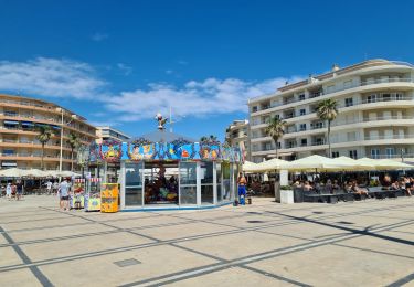 Randonnée V.T.T. Pia - Pia -Barcarès -Sainte marie de la Mer -Canet dans les Pyrénées Orientales - Photo