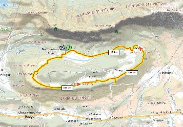 Tour Mountainbike Saint-Antonin-sur-Bayon - Tour du Cengle D+240m ( a essayer) - Photo