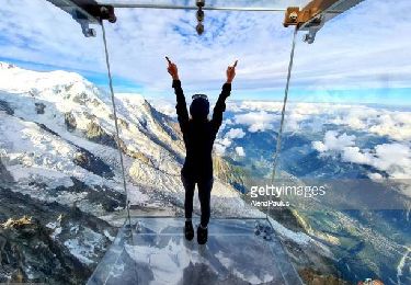 Tour Wandern Chamonix-Mont-Blanc - Mer de Glace vers Plan de l'Aiguille via Grand Balcon Nord et Aiguille du midi - Photo
