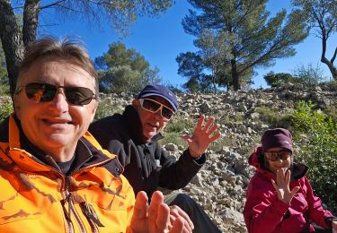 Tocht Stappen Cuers - Du col de la bigue vers le bas des barres de Cuers - Photo