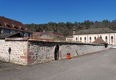 Tocht Stappen Gueberschwihr - couvent St Marc - Photo