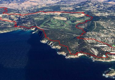 Tocht Stappen Bandol - SityTrail - Tour du golf de la Fregate (version longue ) - Photo