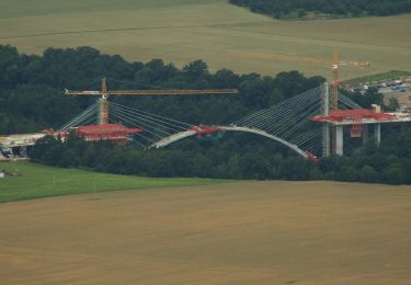 Tocht Te voet Velemín - [Z] Lovosice - Lovoš - Photo