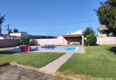 Excursión Marcha nórdica Vinon-sur-Verdon - en face la maison - Photo