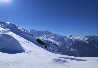 Tour Schneeschuhwandern Montvalezan - vers le bec rouge - Photo