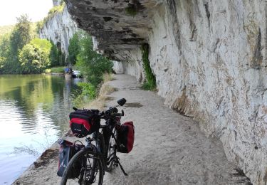 Tour Hybrid-Bike Bouziès - Bouziès - St Cirq Lapopie - Calvignac - Photo