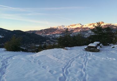 Tocht Stappen Le Sauze-du-Lac - Balcons du lac 131221 - Photo