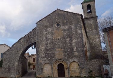 Randonnée Marche Brissac - Brissac   à Croix Ste Micisse - Photo