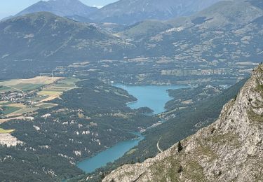Trail Walking Le Dévoluy - Le col de l’Aup depuis les hauts Giron - Photo