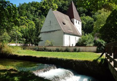 Percorso A piedi Gomadingen - Nebenweg des Schwäbischen Albvereins (gelbe Gabel) - Photo