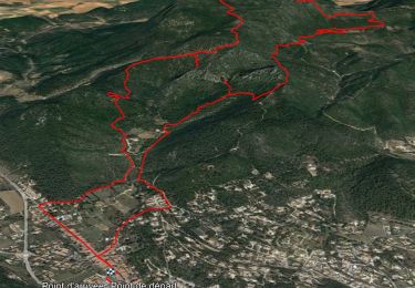 Tour Wandern La Roquebrussanne - 10844300-chapelle st andre ,grotte 400 moutons source oris - Photo